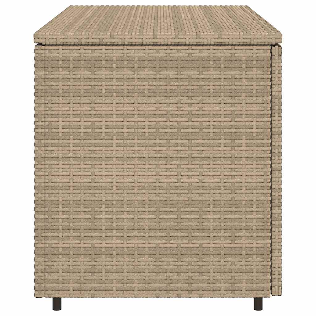Sodo spintelė daiktams, smėlio, 110x55x60,5cm, poliratanas