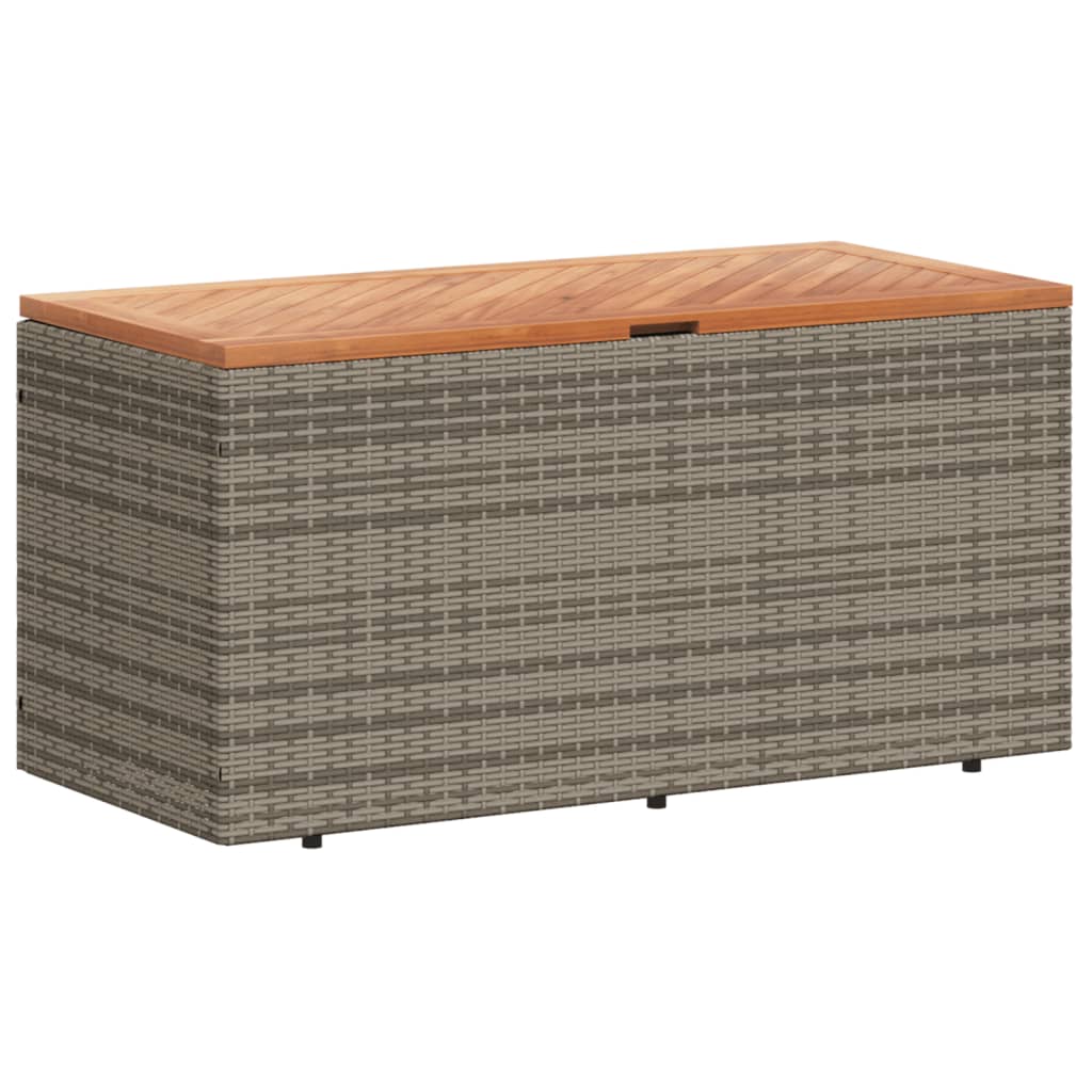 Lauko daiktadėžė, 110cm., poliratanas ir akacija