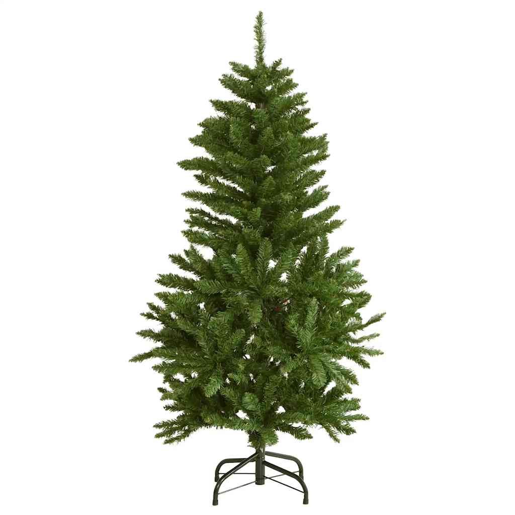 Ziemassvētku eglīte ar salokāmiem zariem/LED/rotājumiem, 150cm
