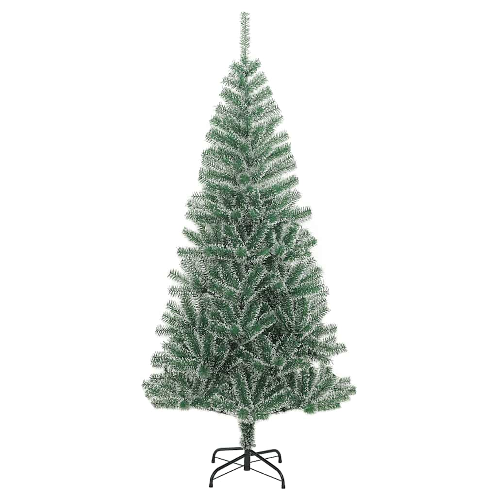 Dirbtinė Kalėdų eglutė su 300 LED/žaisliukais ir sniegu, 210cm