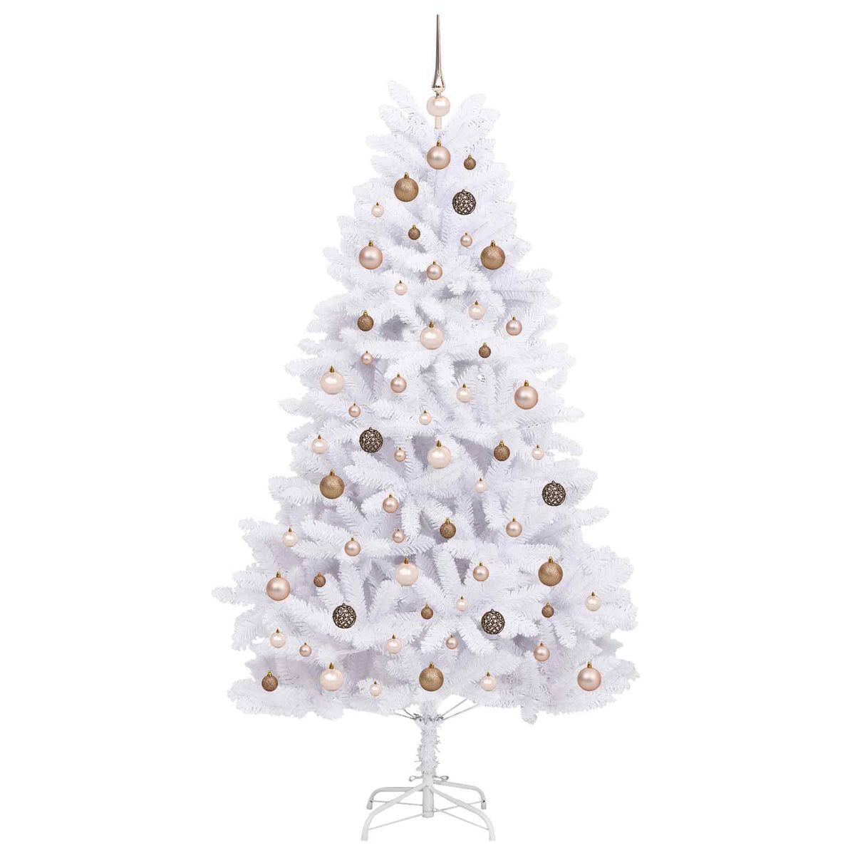 Dirbtinė Kalėdų eglutė 210 cm PVC ir Plienas Balta