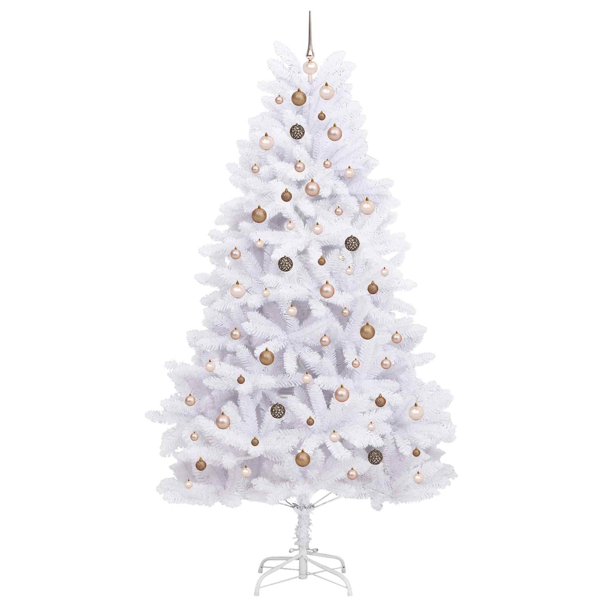 Dirbtinė Kalėdų eglutė 240 cm PVC ir Plienas Balta