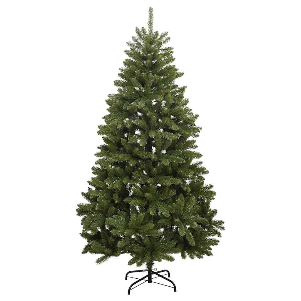 Christmas tree with hinged branches/LED/ornaments, 210cm