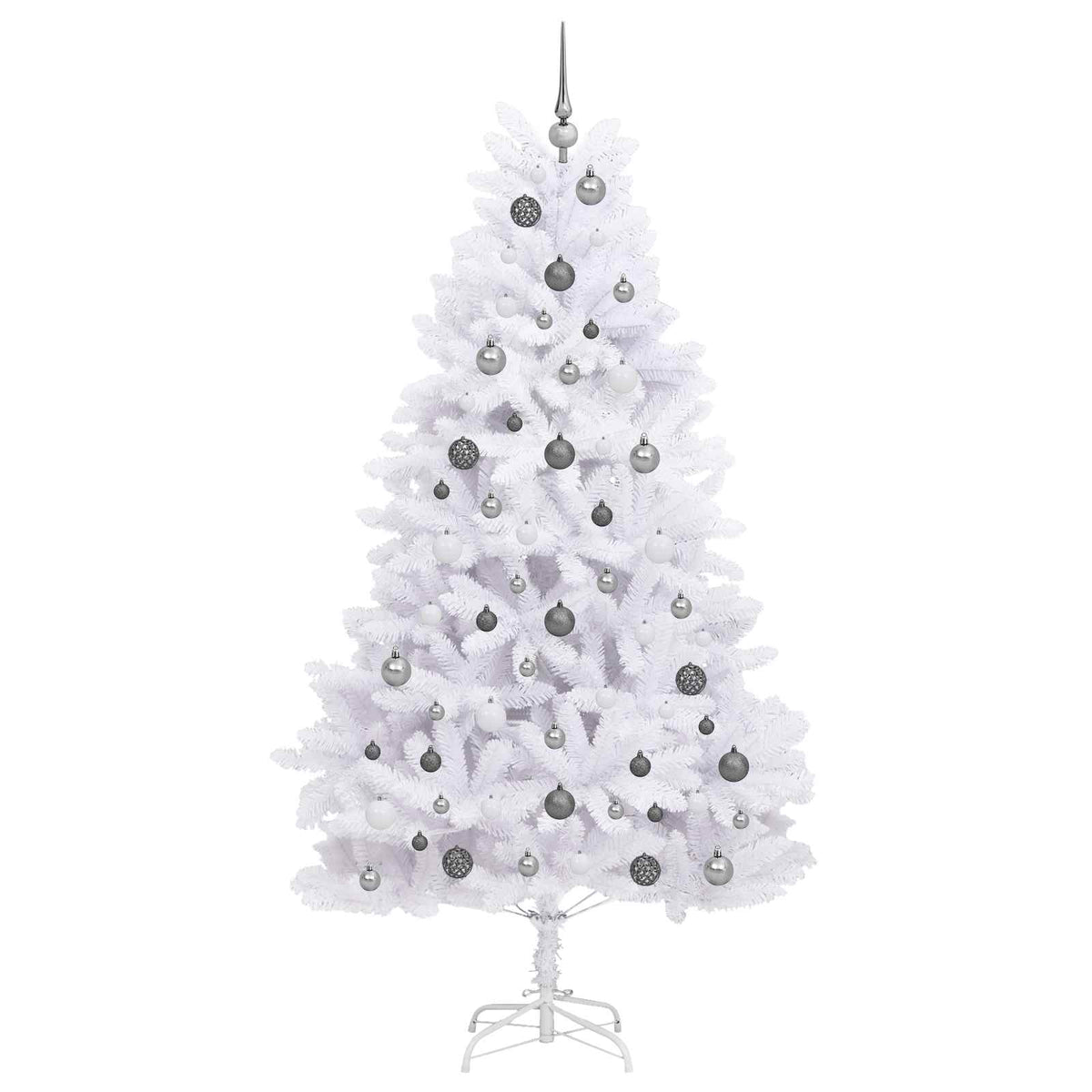 Dirbtinė Kalėdų eglutė 210 cm PVC ir Plienas Balta