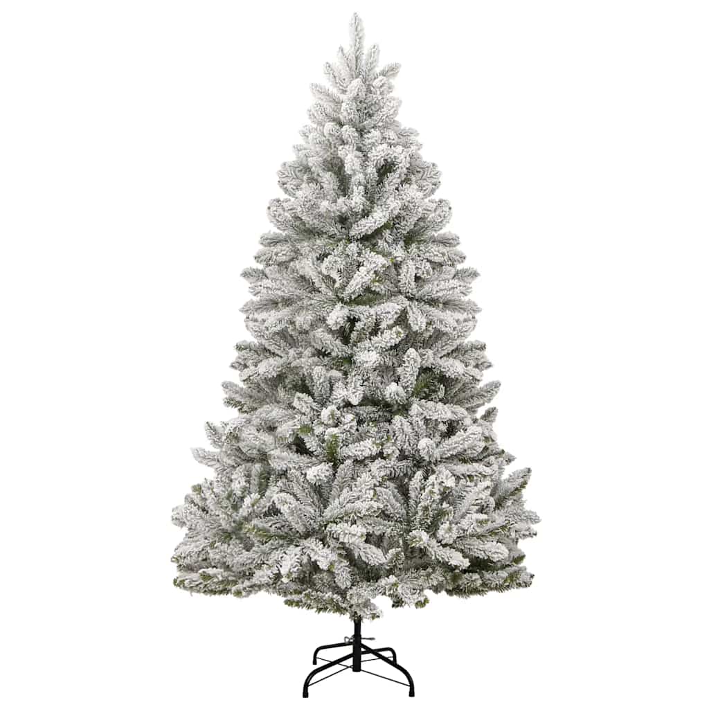Kalėdų eglutė su šarnyrinėmis šakomis/LED/žaisliukais, 210cm
