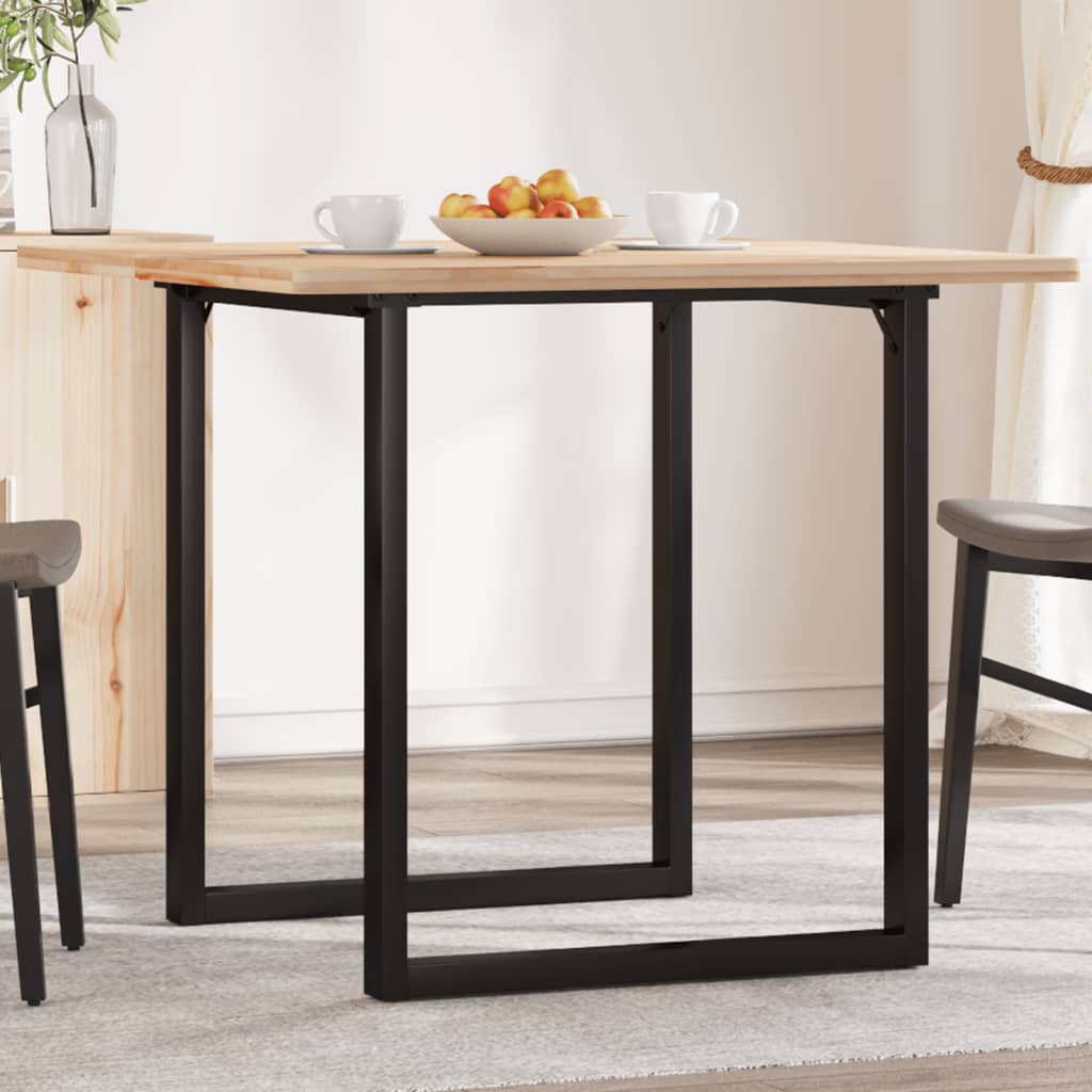 Dining table legs, 70x70x73cm, steel, O-frame