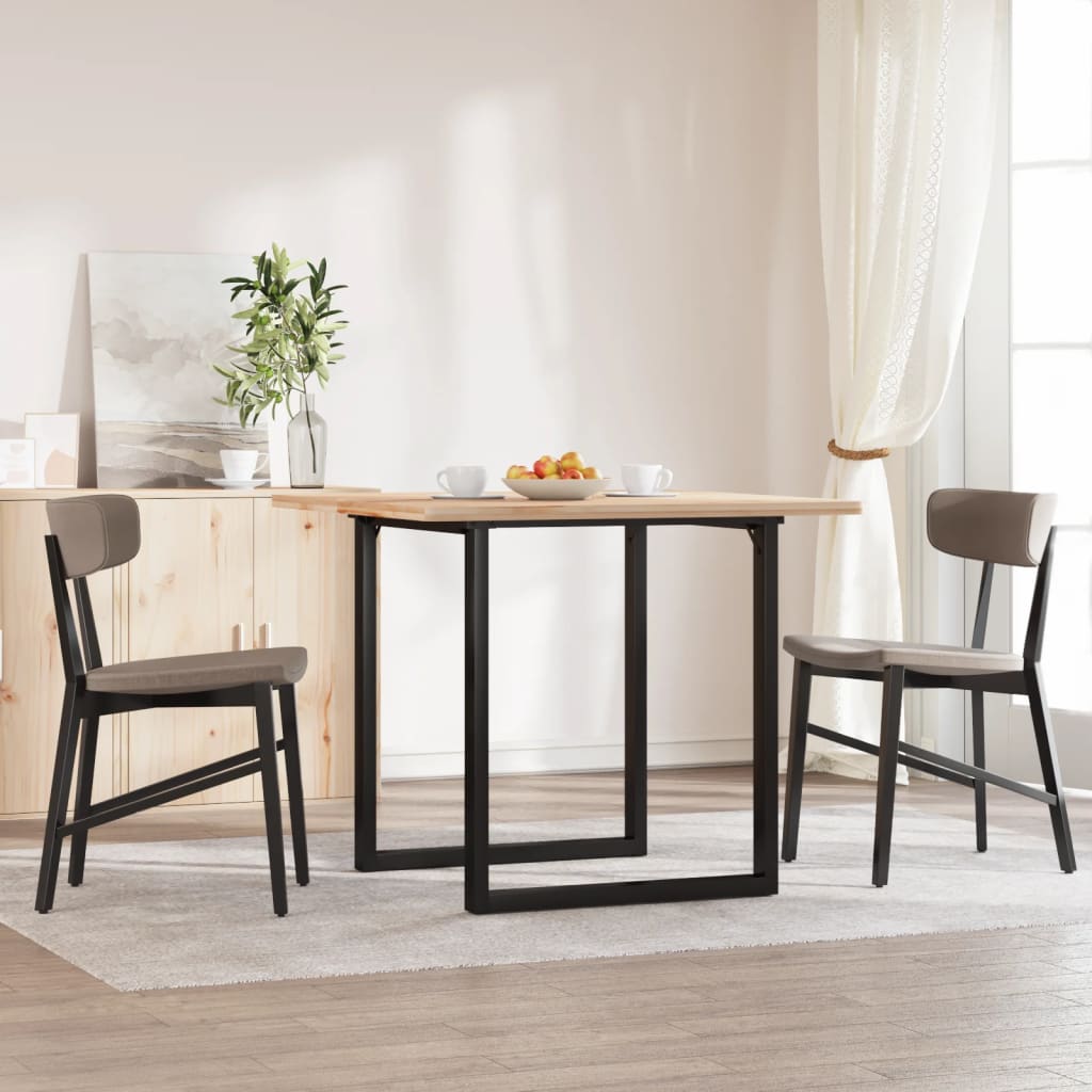 Dining table legs, 70x70x73cm, steel, O-frame