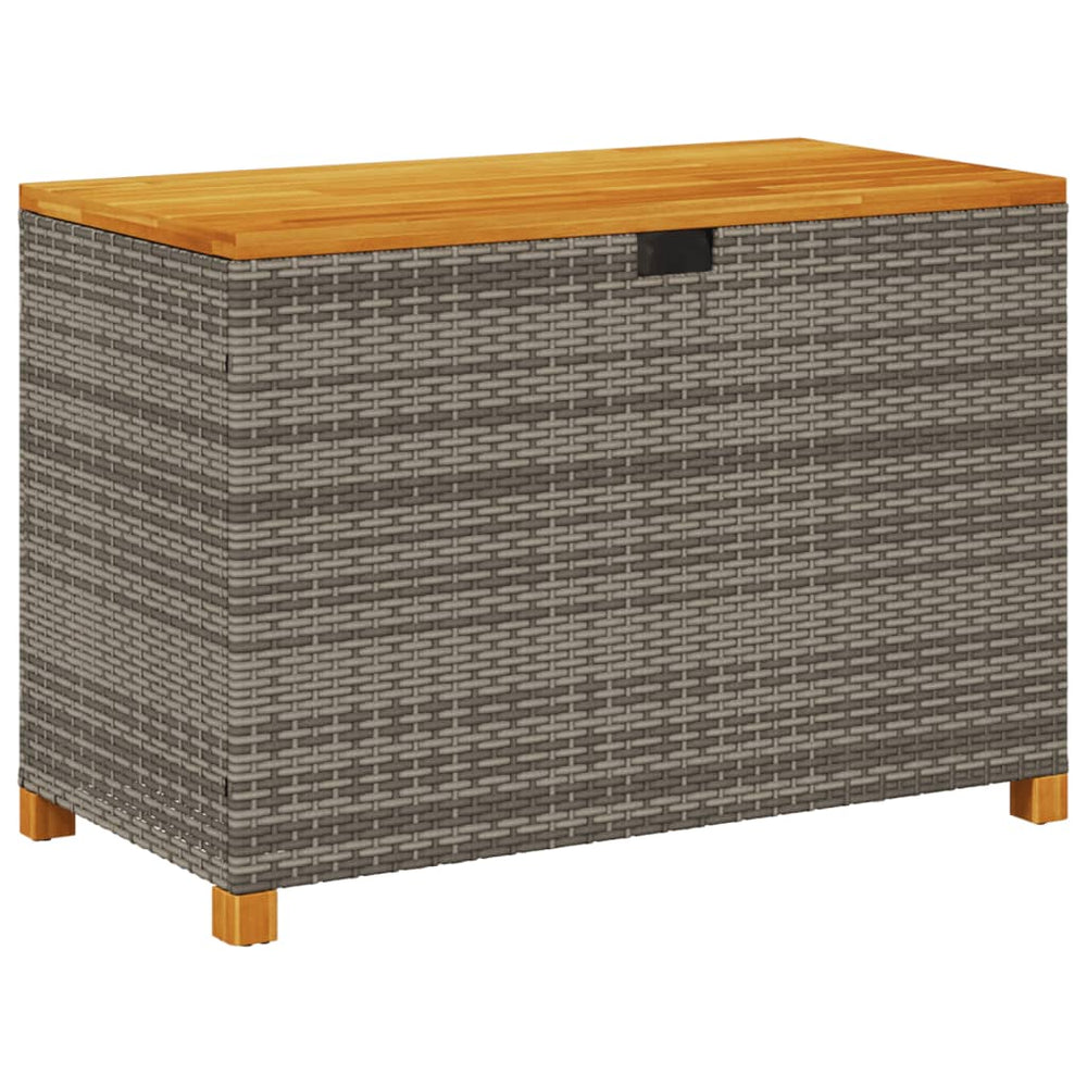 Lauko daiktadėžė, 110 cm, poliratanas ir akacija