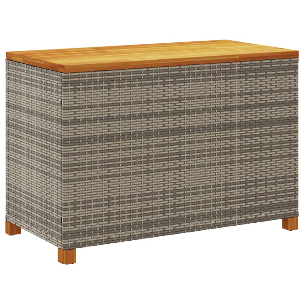 Lauko daiktadėžė, 110 cm, poliratanas ir akacija