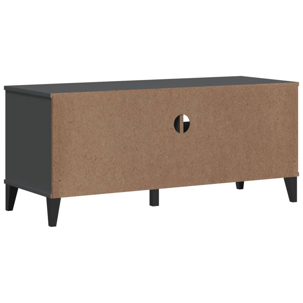 TV unit VIKEN, anthracite gray, solid pine