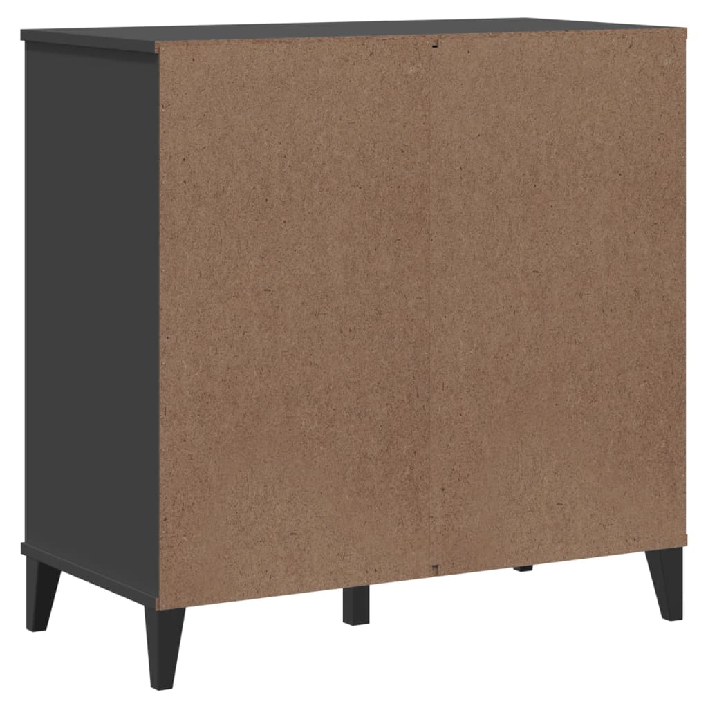 Sideboard VIKEN, anthracite grey, 80x40x80cm, pine
