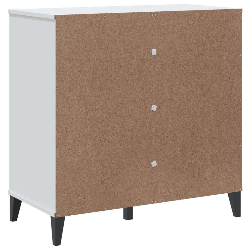 Sideboard VIKEN, white, 80x40x80cm, solid pine