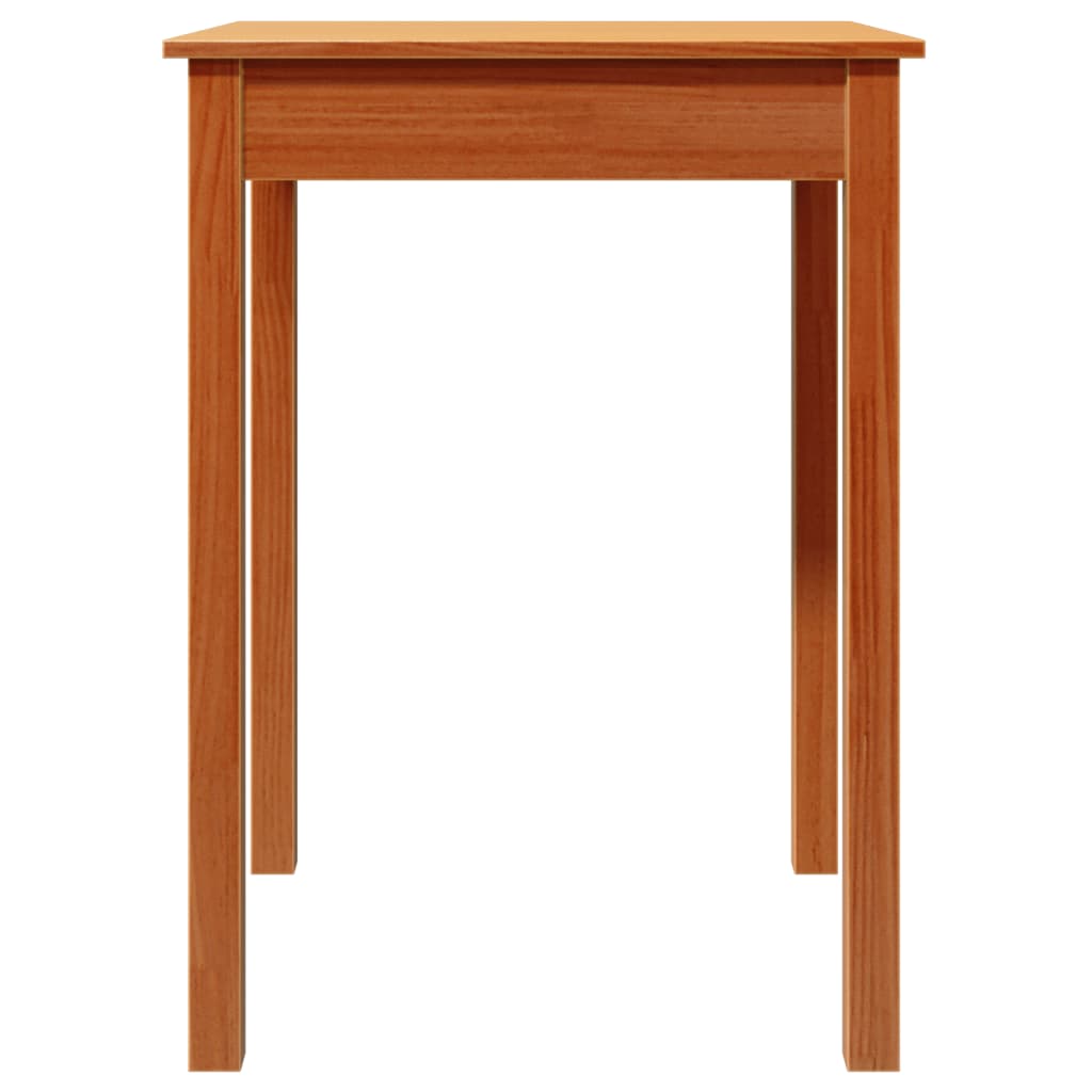 Dining table, wax brown, 55x55x75cm, solid pine
