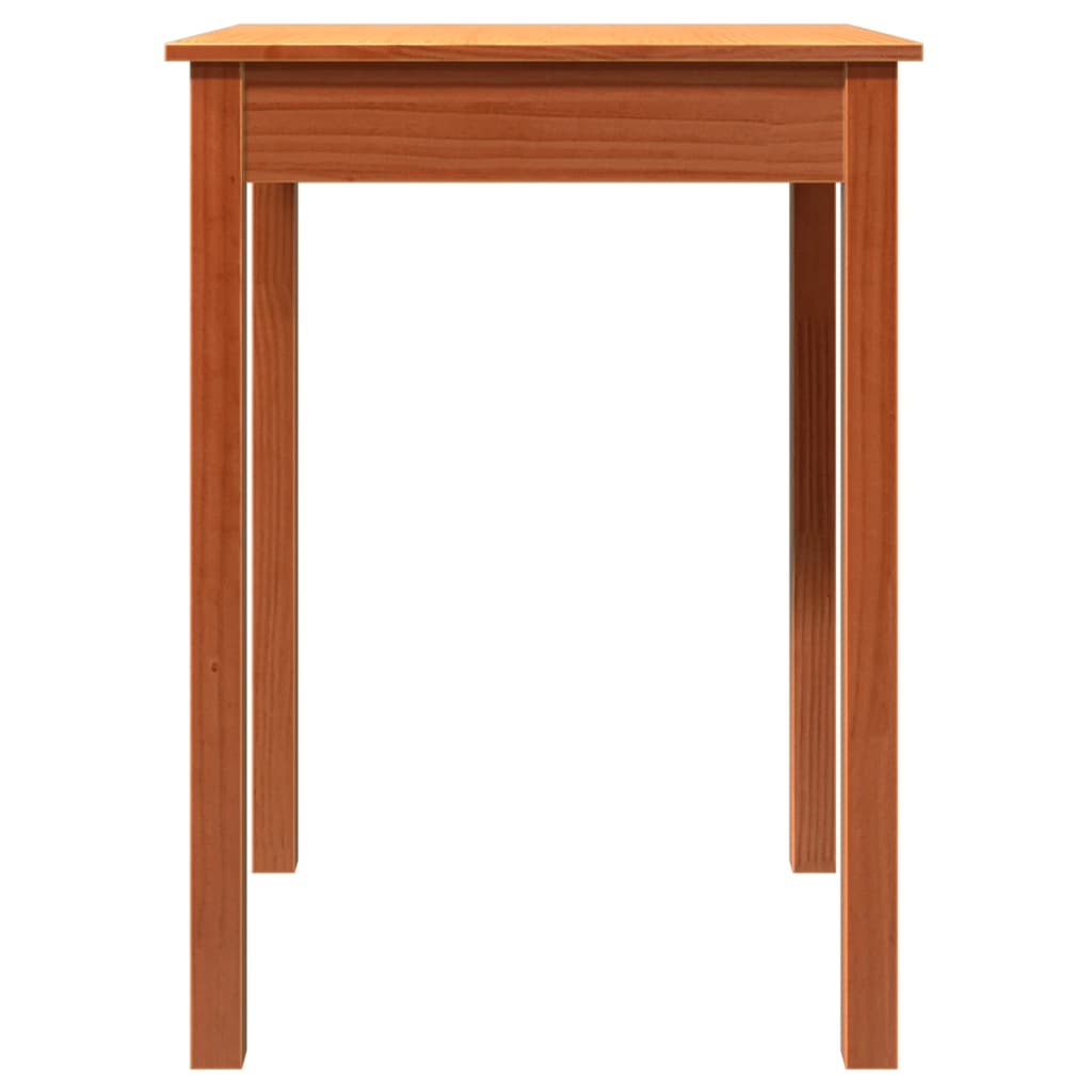 Dining table, wax brown, 55x55x75cm, solid pine