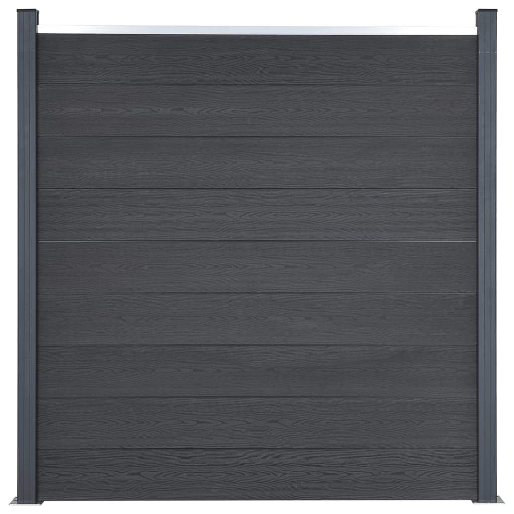 Tvoros segmento rinkinys, pilkos spalvos, 526x186cm, WPC