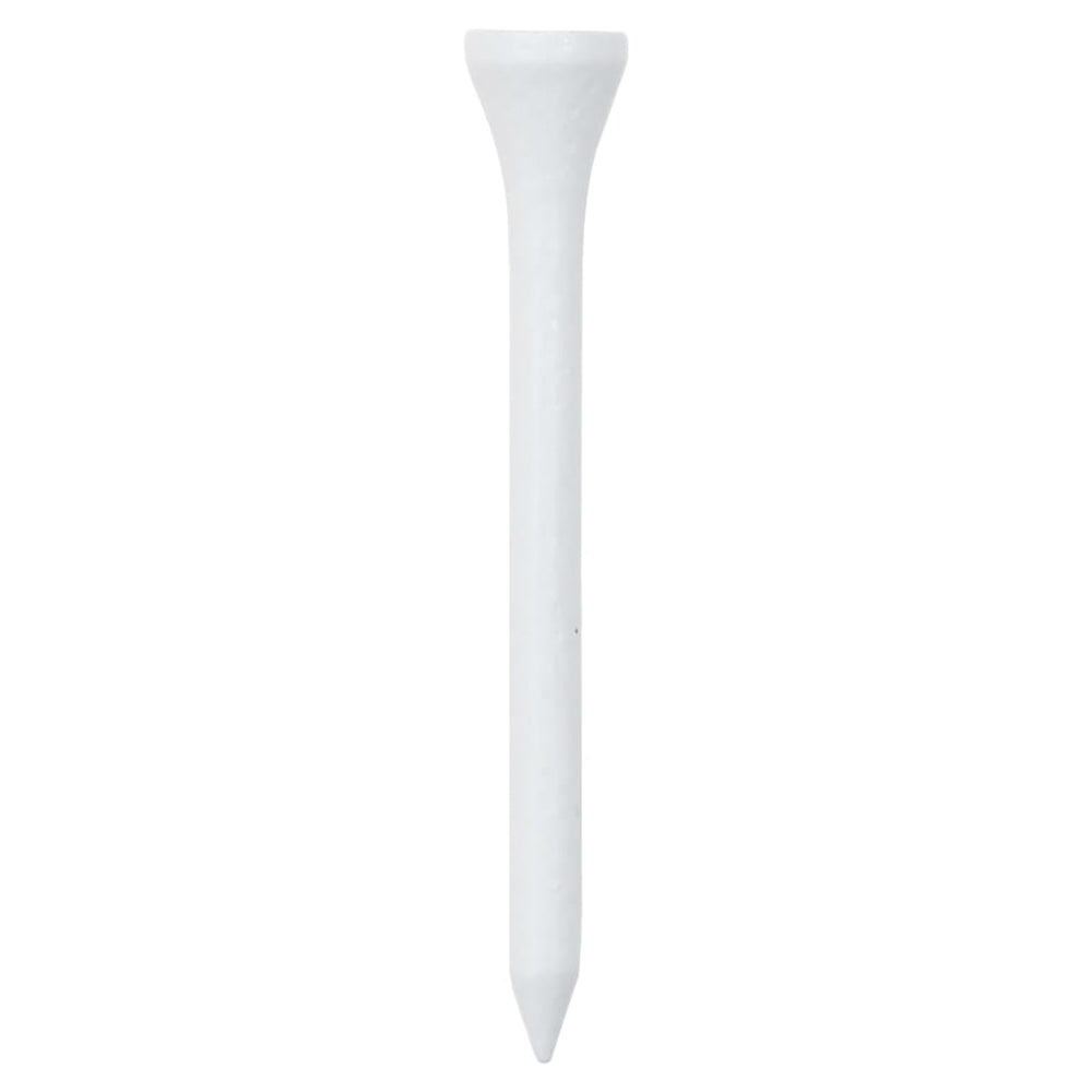 Golfo kamuoliukų laikikliai, 1000vnt., baltas, 83mm, bambukas