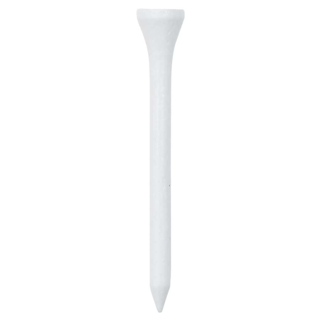 Golfo kamuoliukų laikikliai, 1000vnt., baltas, 83mm, bambukas
