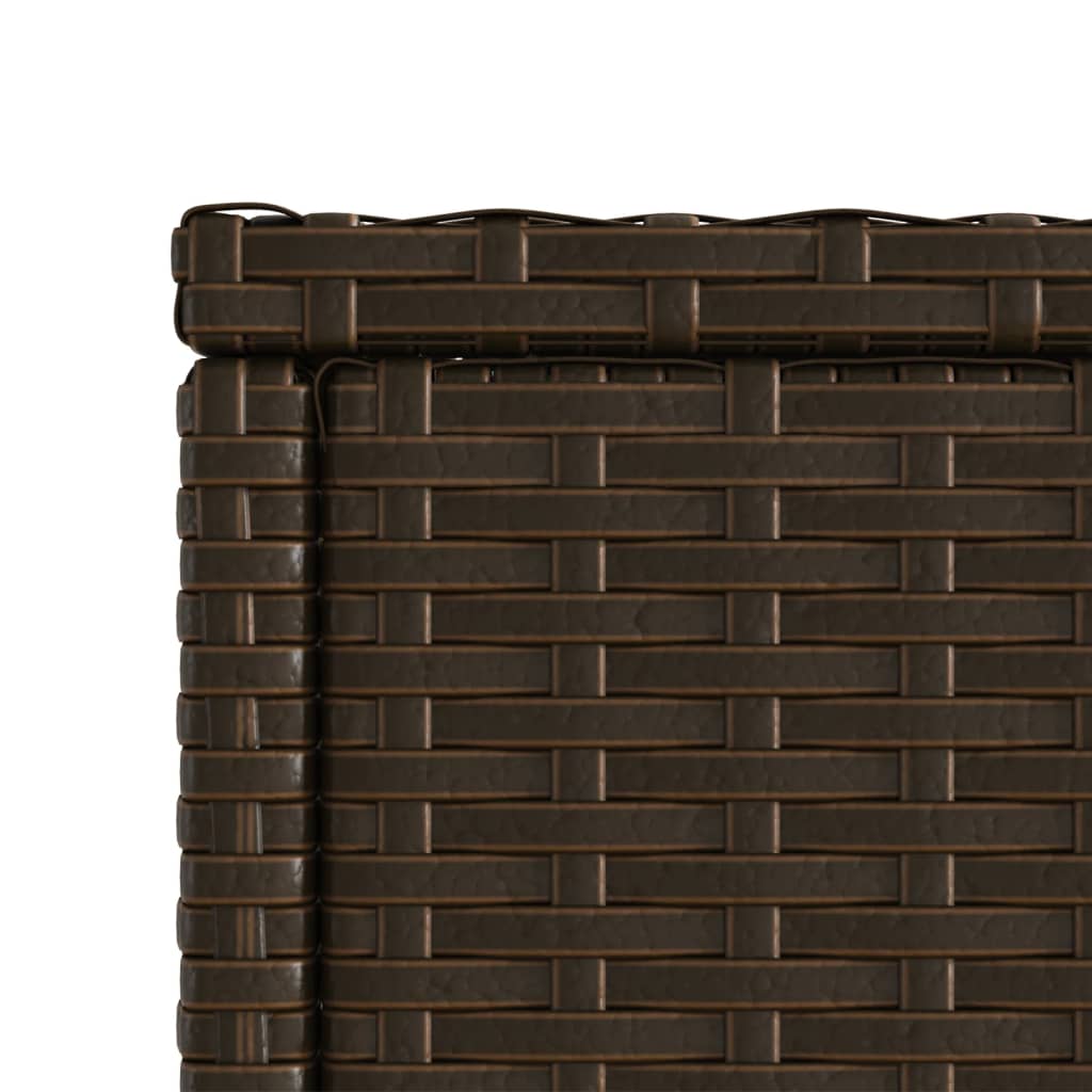 sodo šoninis staliukas su stikliniu viršumi ruda 58x27,5x55 cm