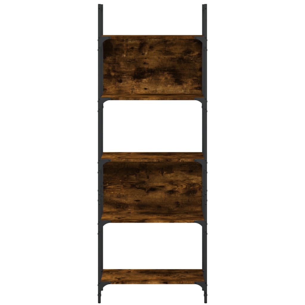 Bookcase, 5-tier, smoky, 60.5x24x166.5cm, wood