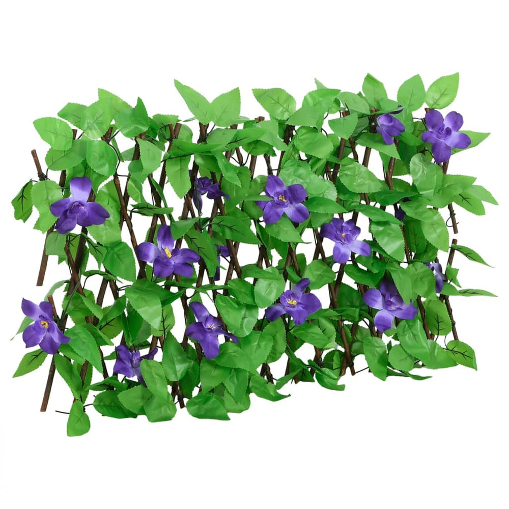 Artificial ivy trellises, 5 pcs, green, 180x20 cm, extendable
