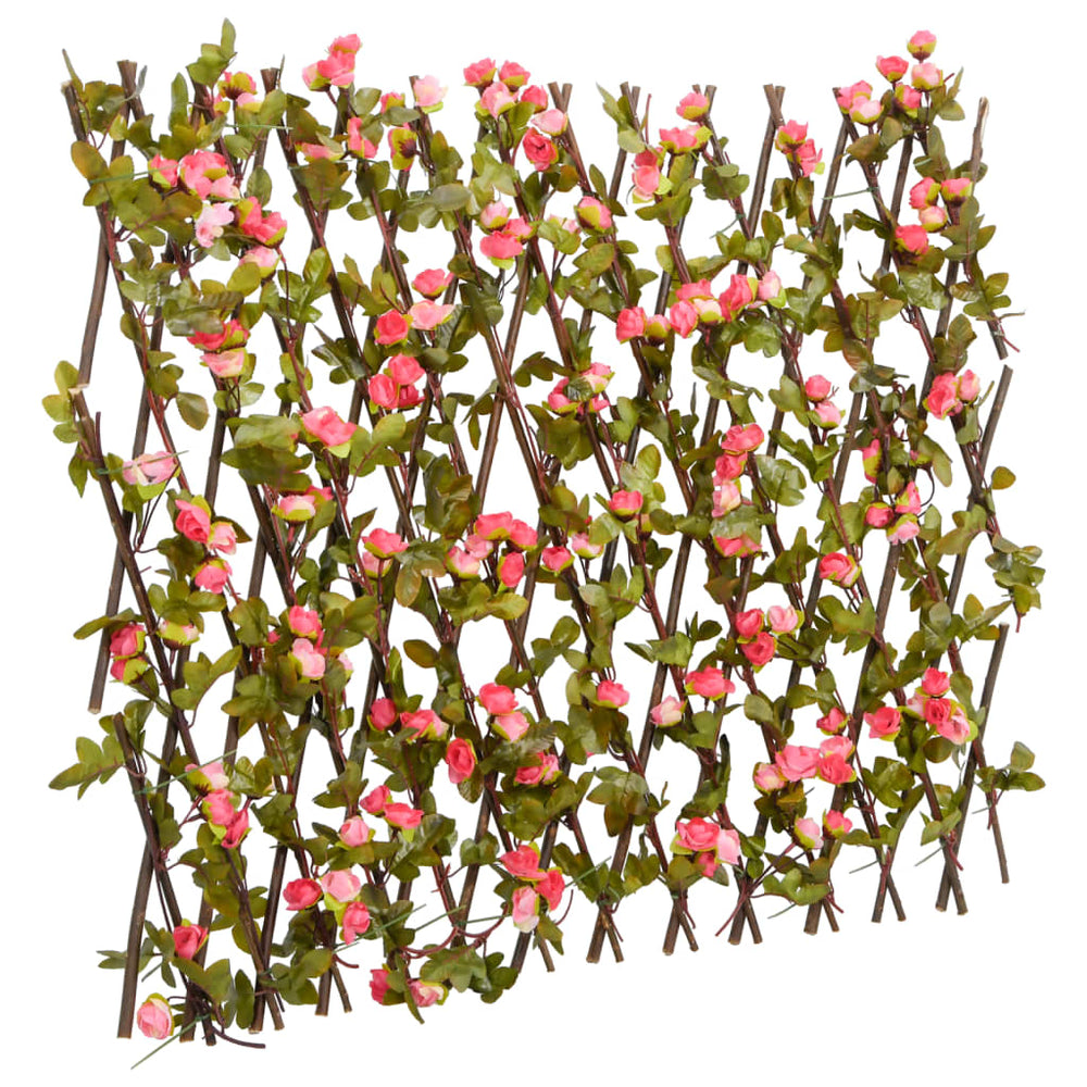 Artificial ivy trellis, pink, 180x60cm, extendable
