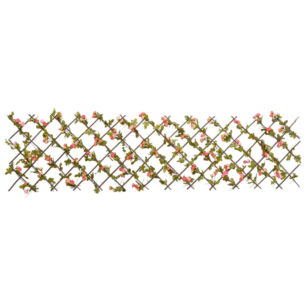 Artificial ivy trellis, pink, 180x60cm, extendable