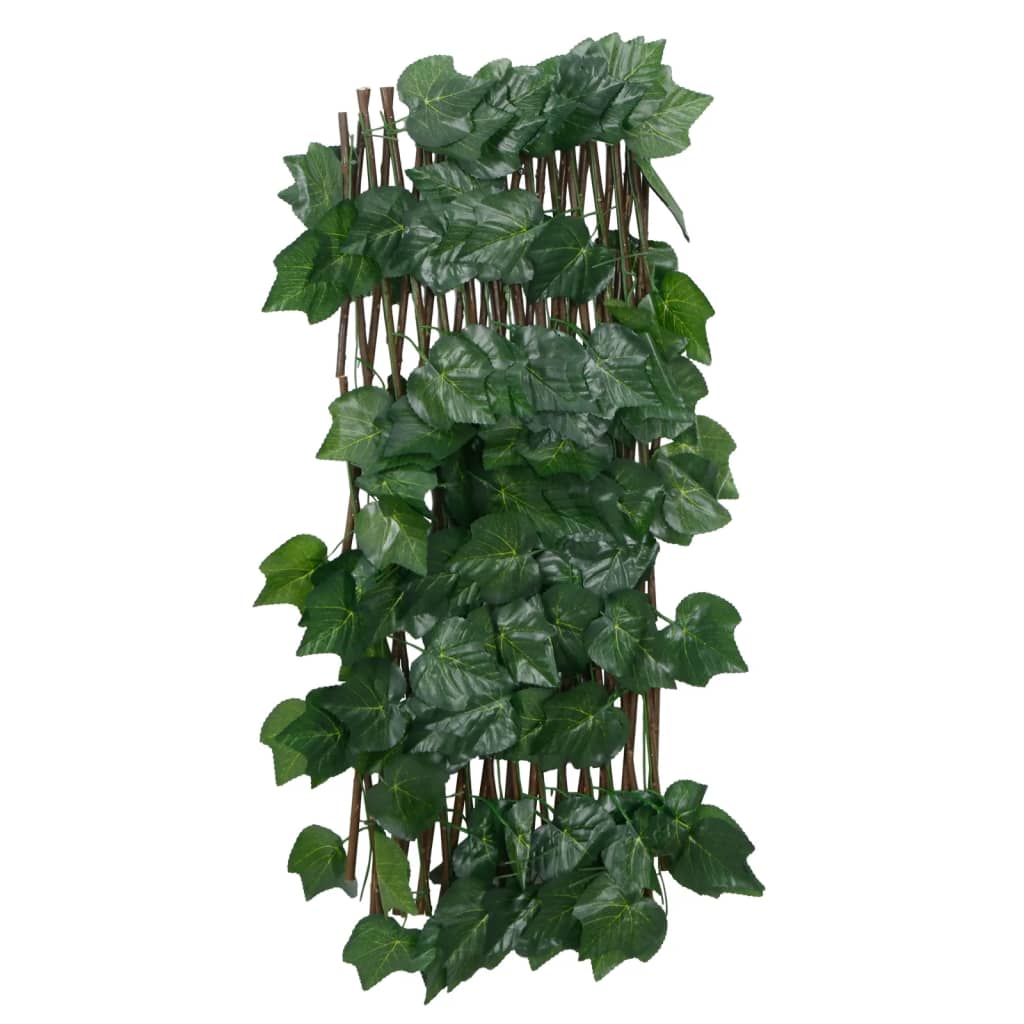 Artificial grape leaf trellis, green, 190x60cm