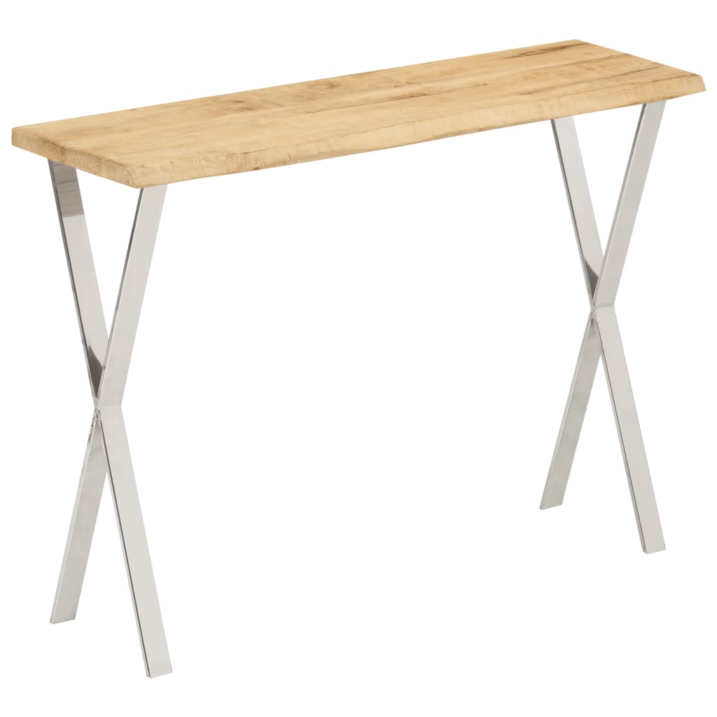Live edge console table, 105x33x76cm, mango wood