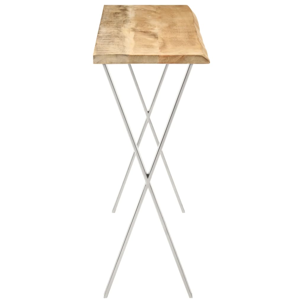 Live edge console table, 105x33x76cm, mango wood