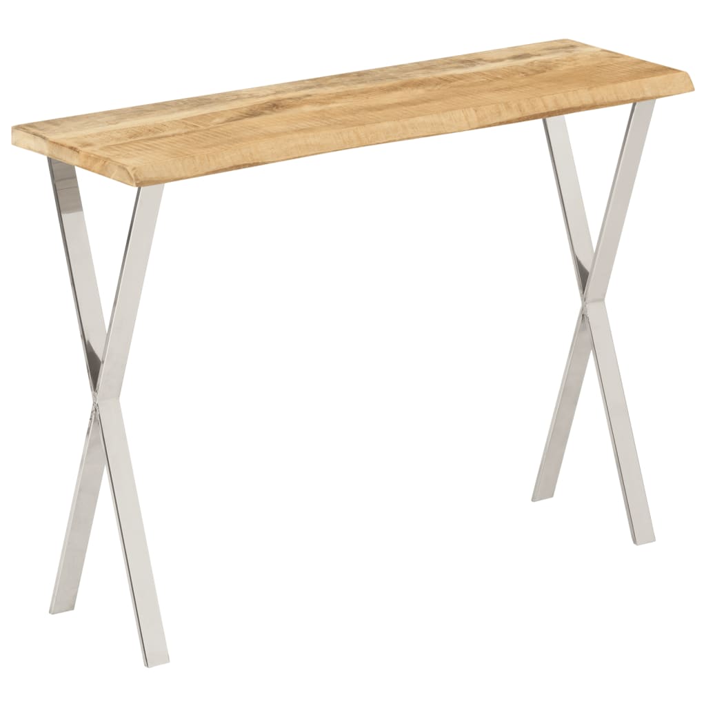 Live edge console table, 105x33x76cm, mango wood