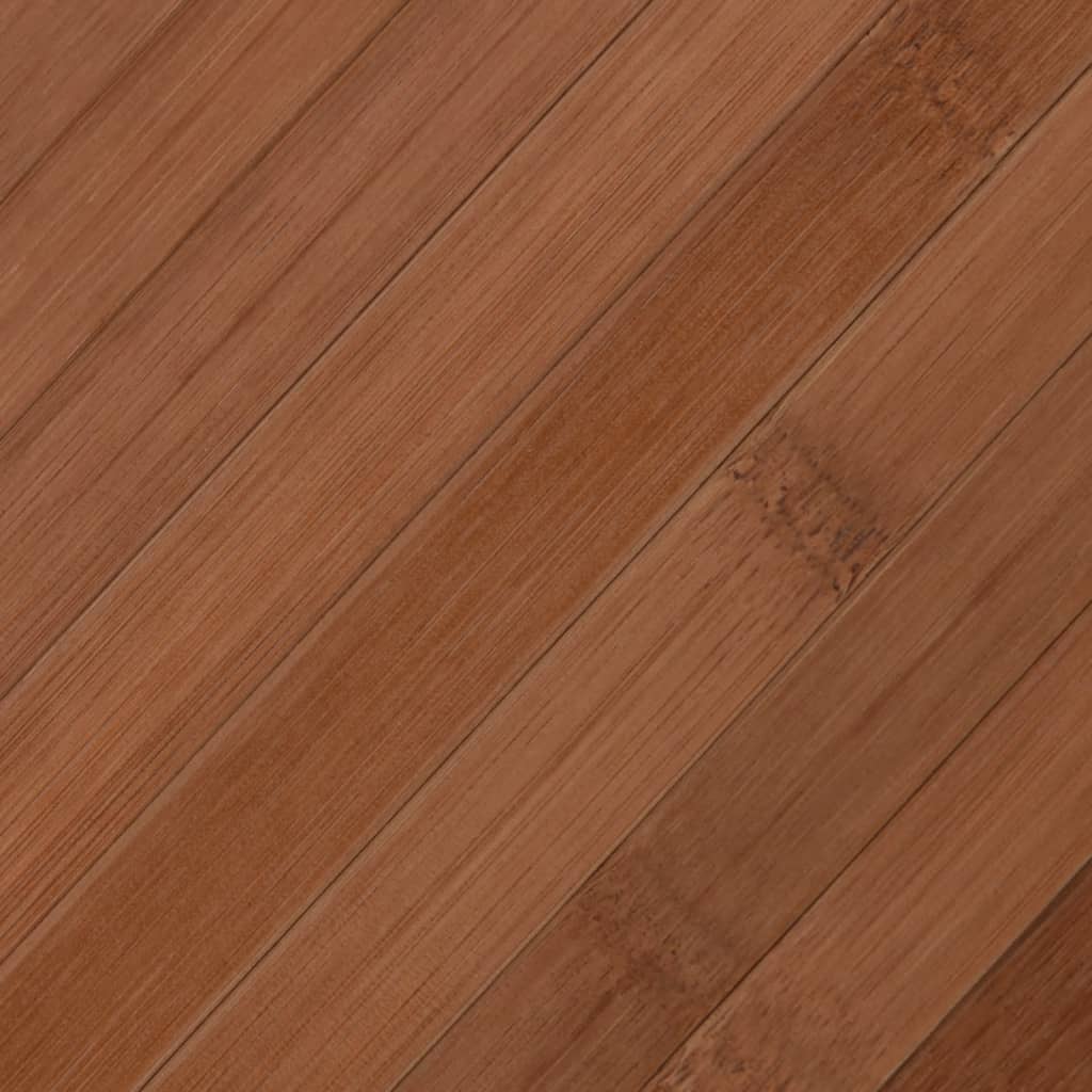 Rug, brown, 60x500cm, bamboo, rectangular