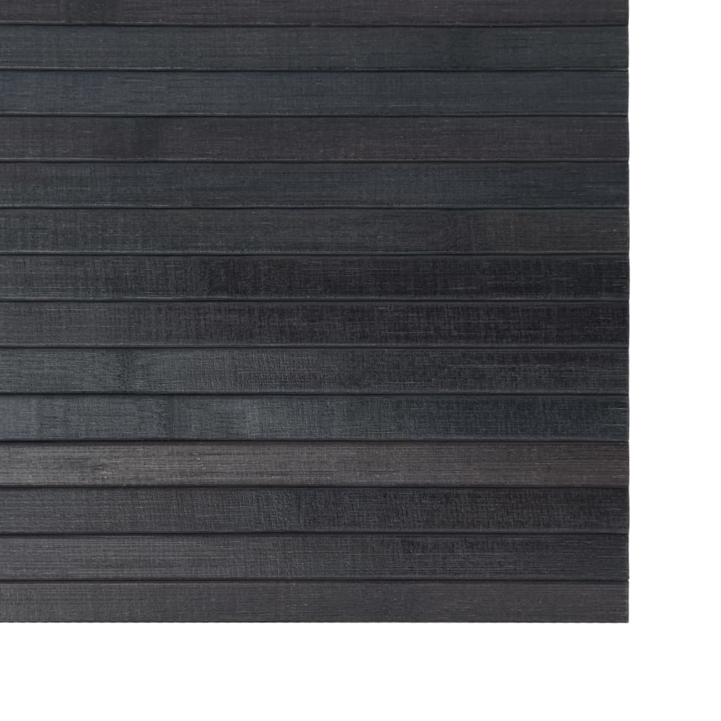 Rug, grey, 70x300cm, bamboo, rectangular