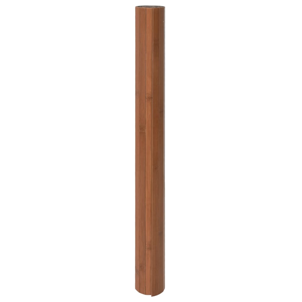 Rug, brown, 70x500cm, bamboo, rectangular