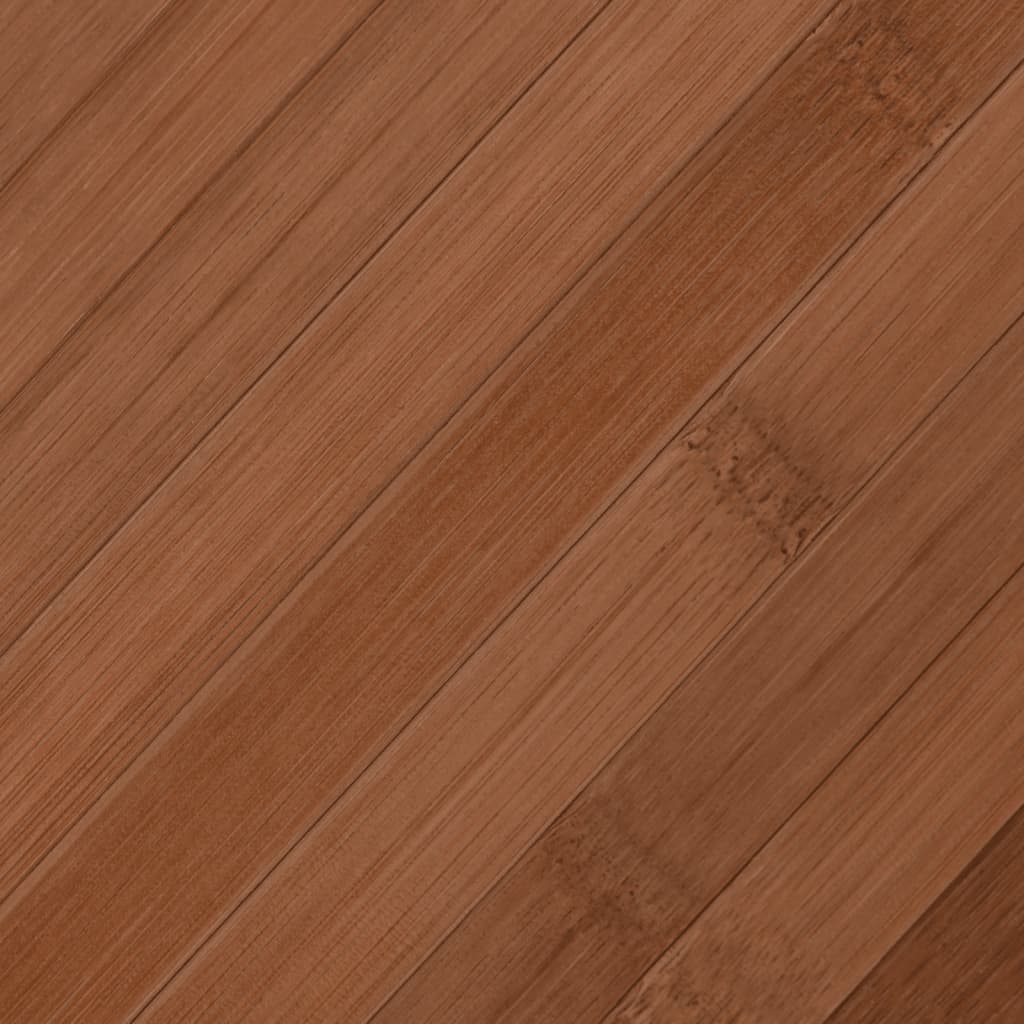 Rug, brown, 70x500cm, bamboo, rectangular