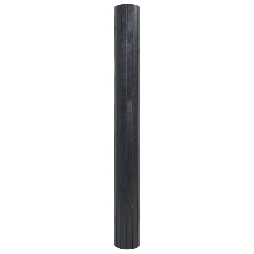 Carpet, grey, 70x500cm, bamboo, rectangular