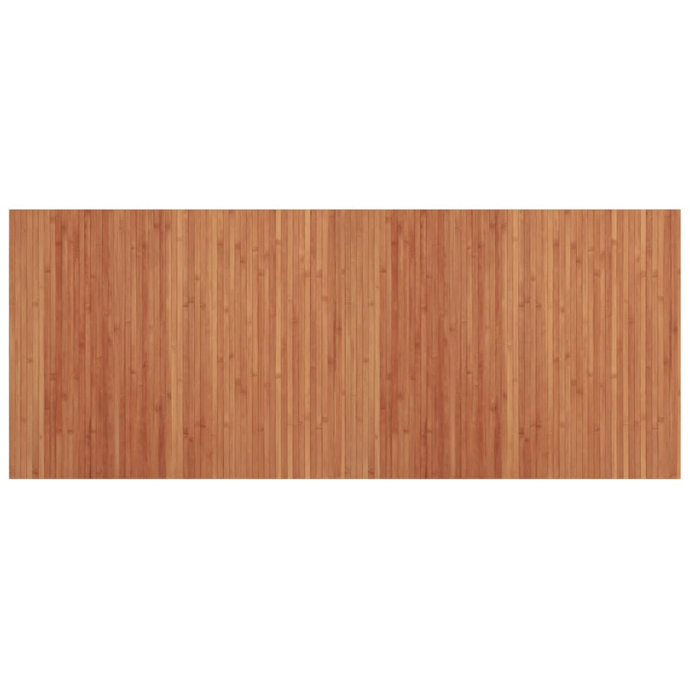 Kilimas, rudos spalvos, 80x200cm, bambukas, stačiakampis