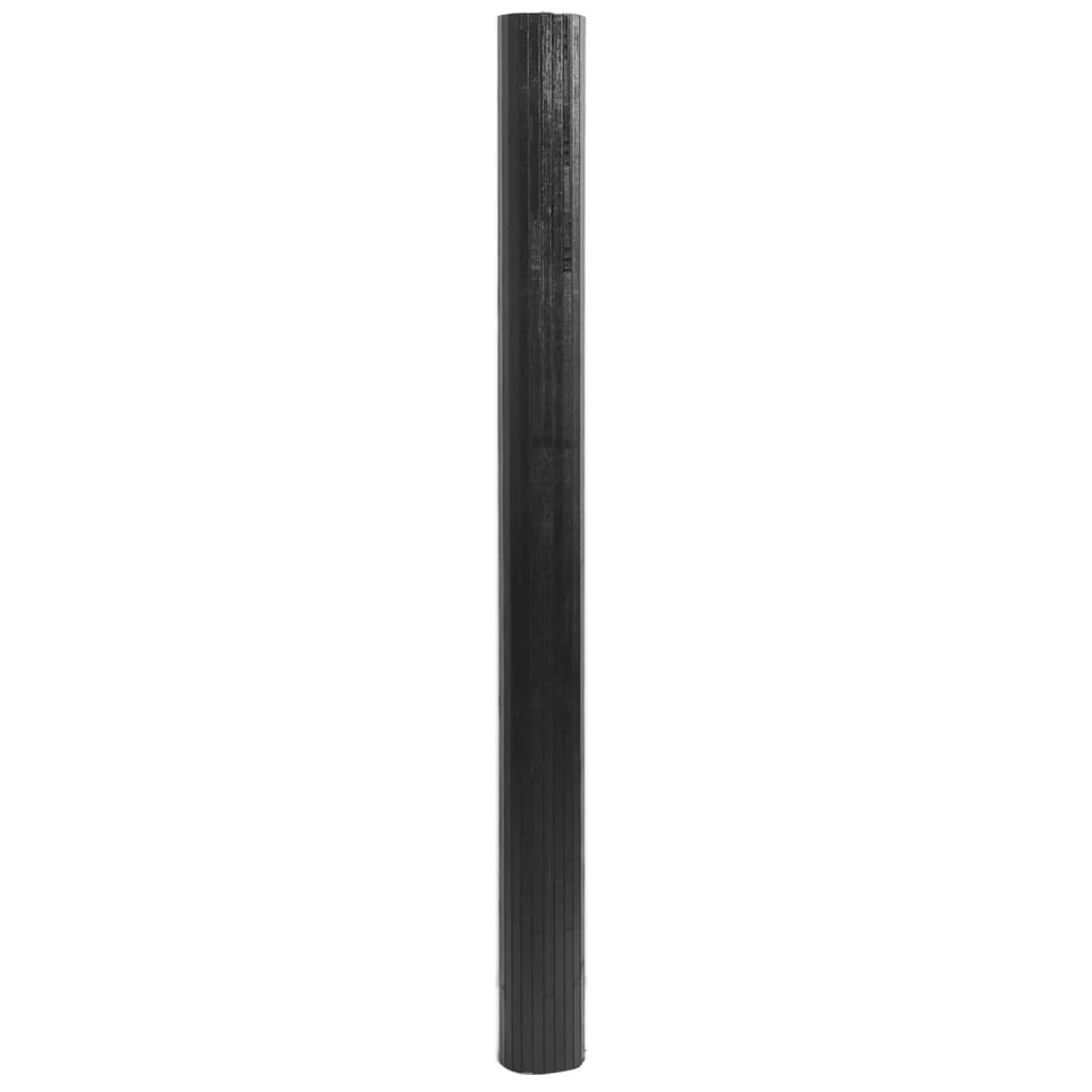 Carpet, grey, 80x200cm, bamboo, rectangular