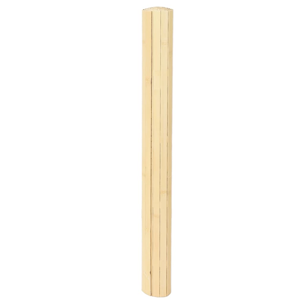 Carpet, light natural, 80x500cm, bamboo, rectangular