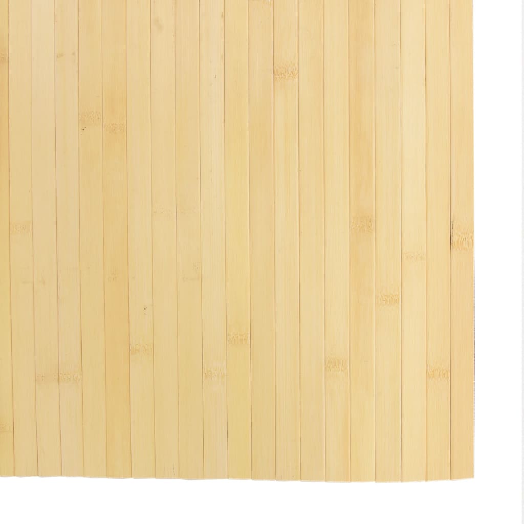 Carpet, light natural, 80x500cm, bamboo, rectangular