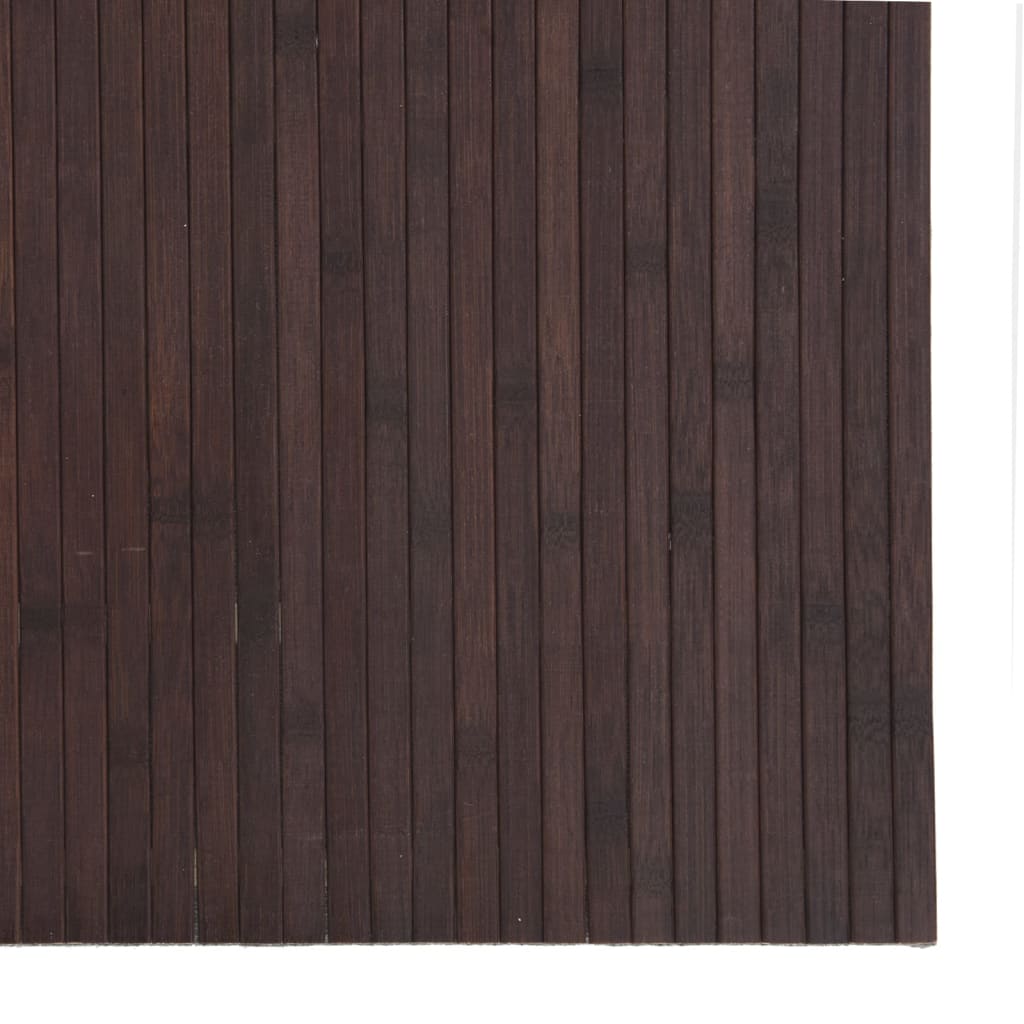 Paklājs, tumši brūns, 80x500cm, bambuss, taisnstūrveida