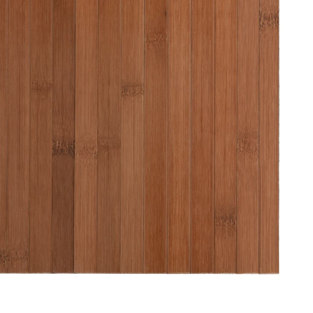 Rug, brown, 100x200cm, bamboo, rectangular