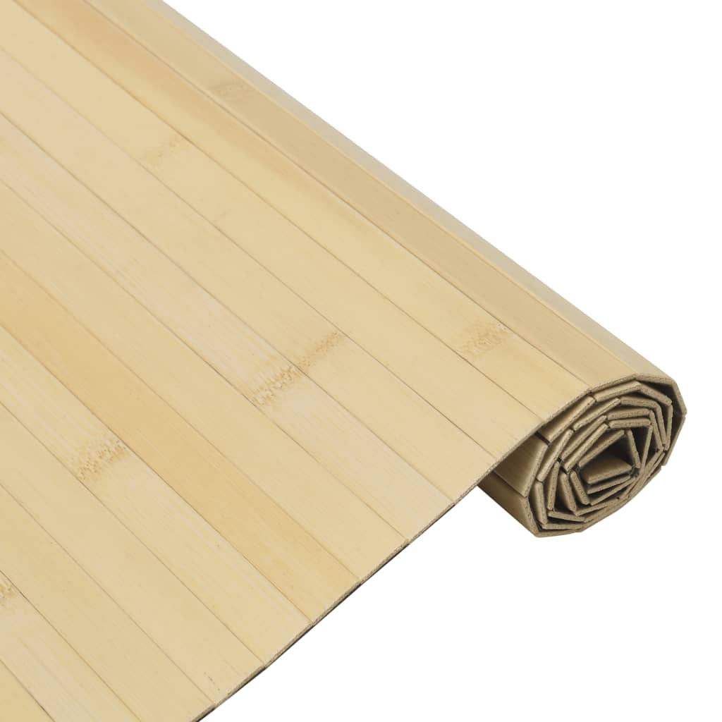 Paklājs, gaišs dabīgs, 100x400cm, bambuss, taisnstūrveida