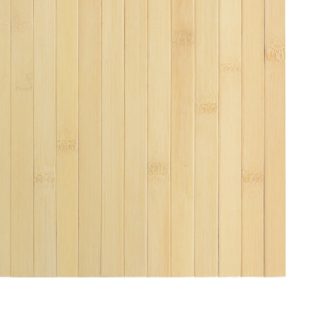 Paklājs, gaišs dabīgs, 100x400cm, bambuss, taisnstūrveida