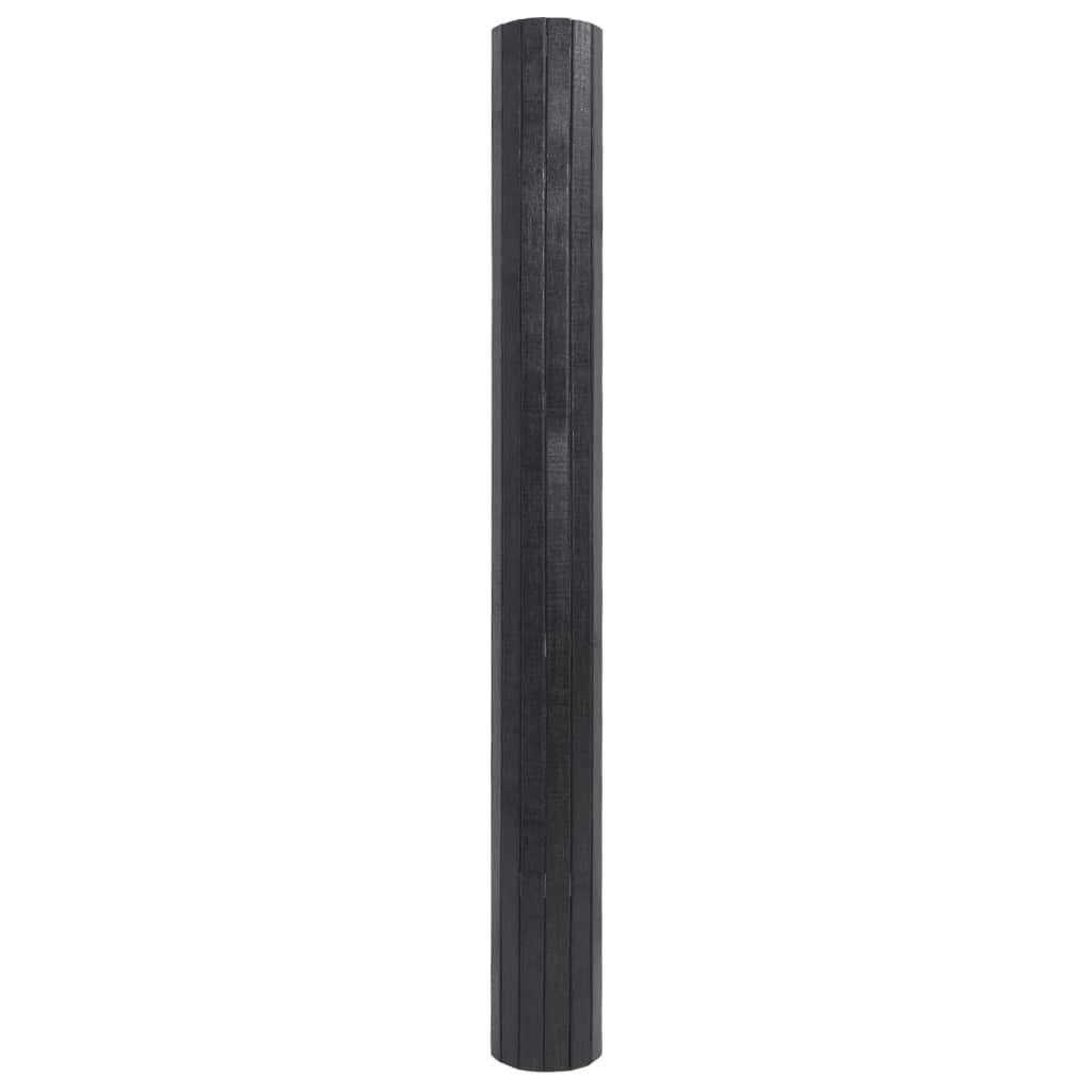 Paklājs, pelēks, 100x400cm, bambuss, taisnstūris