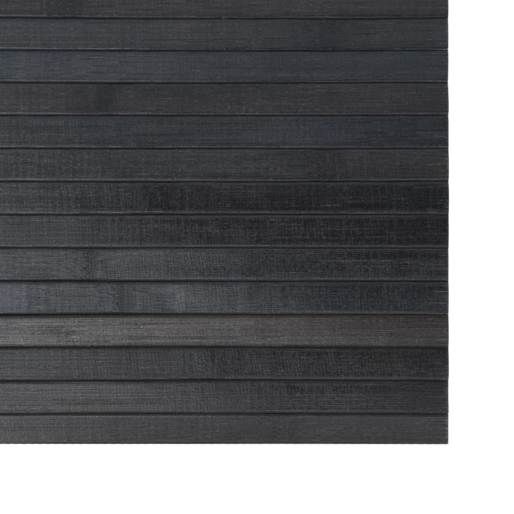 Paklājs, pelēks, 100x400cm, bambuss, taisnstūris