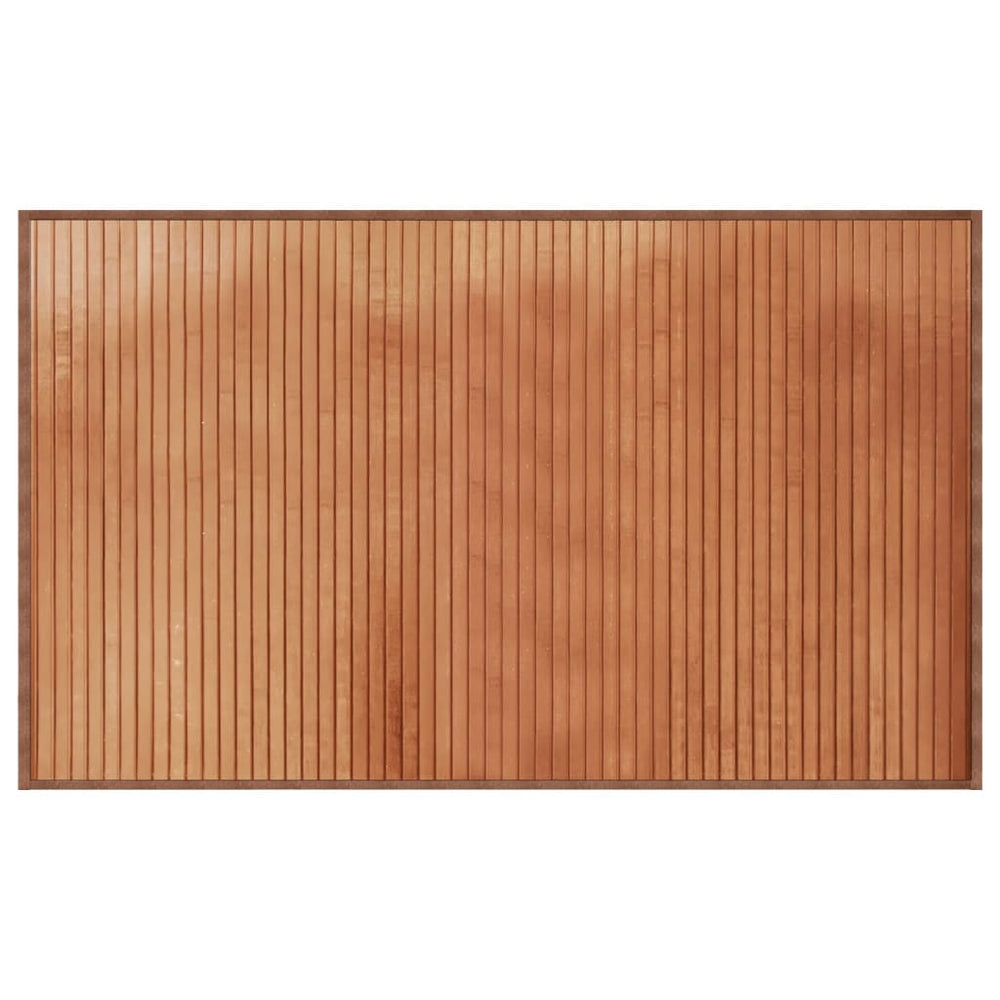 Kilimas, rudos spalvos, 60x100cm, bambukas, stačiakampis