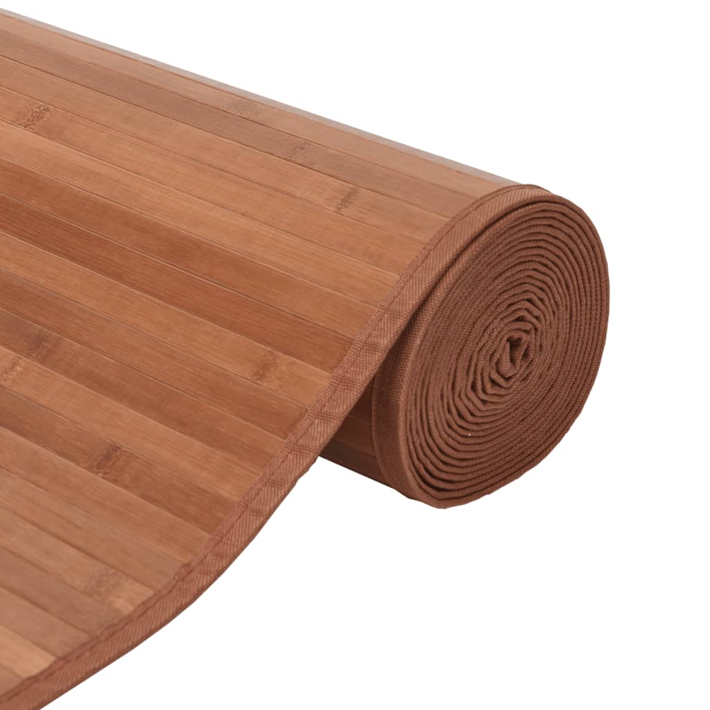 Carpet, brown, 70x200cm, bamboo, rectangular