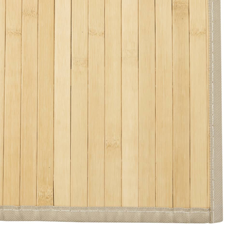 Rug, light natural, 70x500cm, bamboo, rectangular
