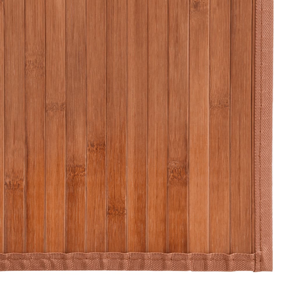 Rug, brown, 70x1000cm, bamboo, rectangular