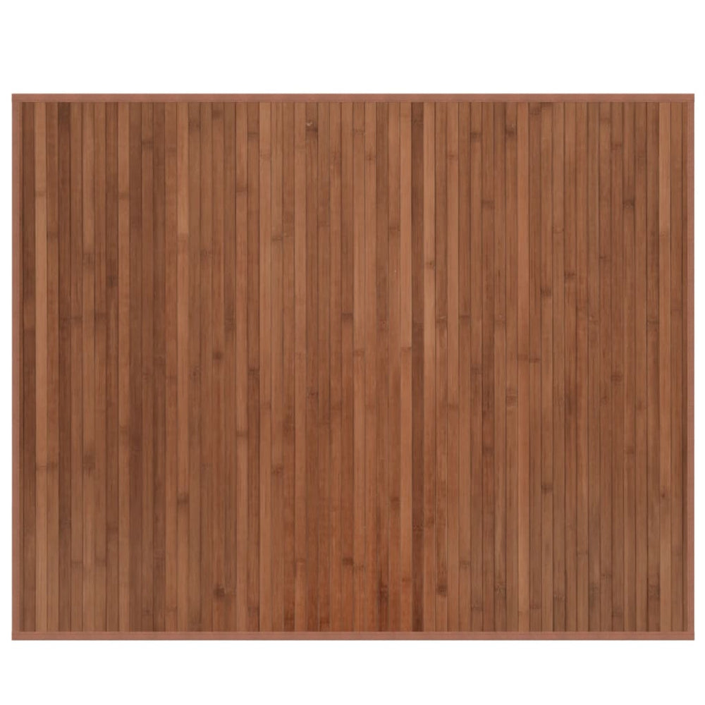 Kilimas, rudos spalvos, 80x100cm, bambukas, stačiakampis